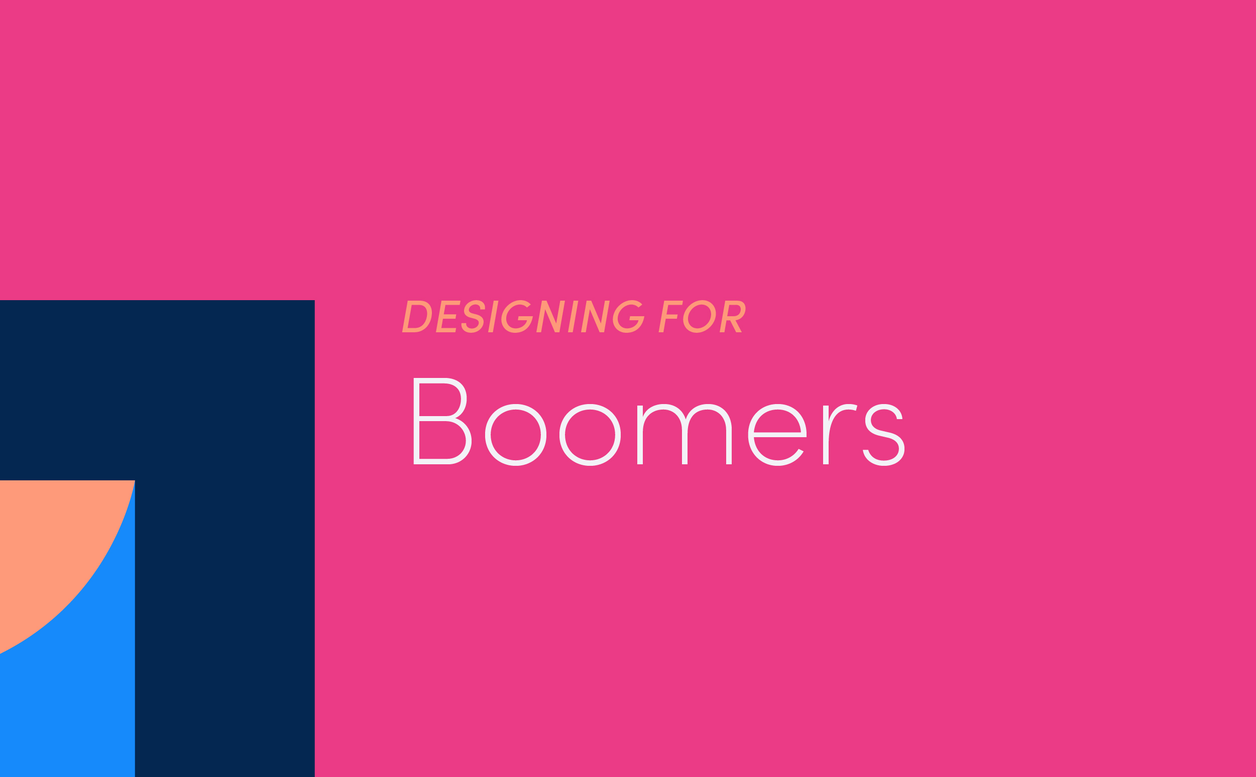 Designing for Baby Boomers Image