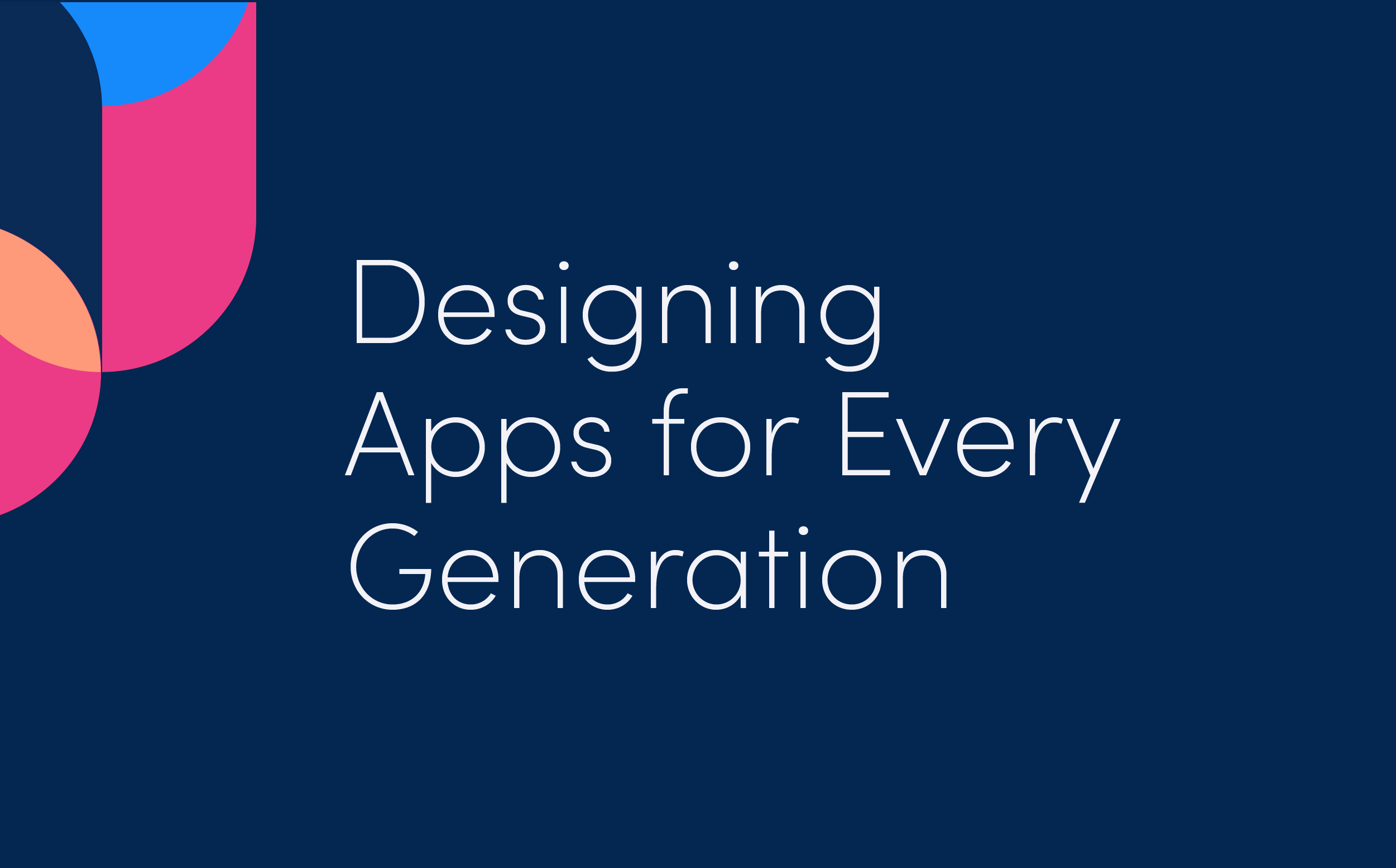 Designing Apps for Different Generations Image