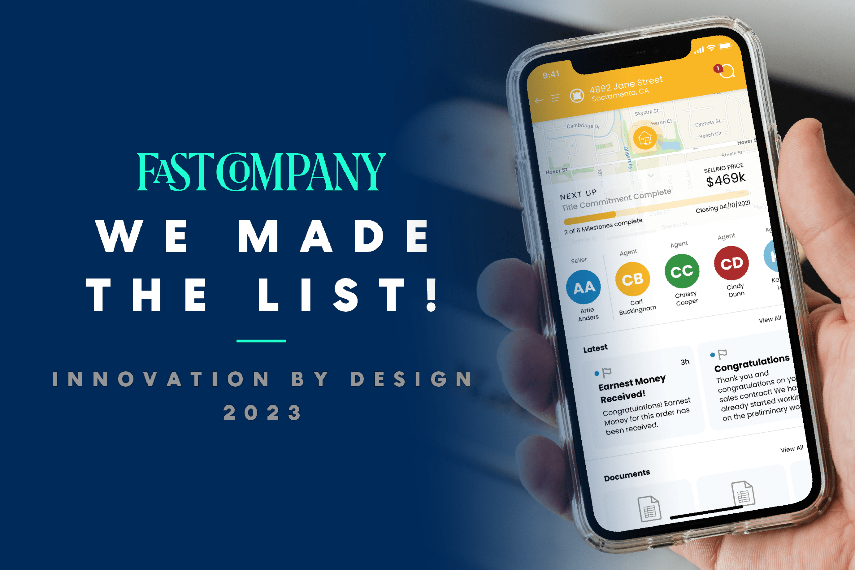 inHere App Honored for Innovation & Security by Fast Company Image