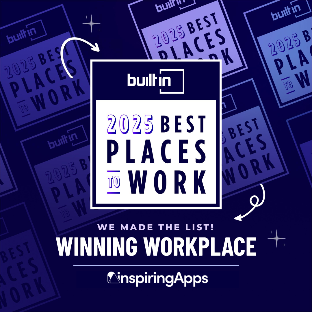 Built In Names InspiringApps #6 Colorado Startup for 2025 Image