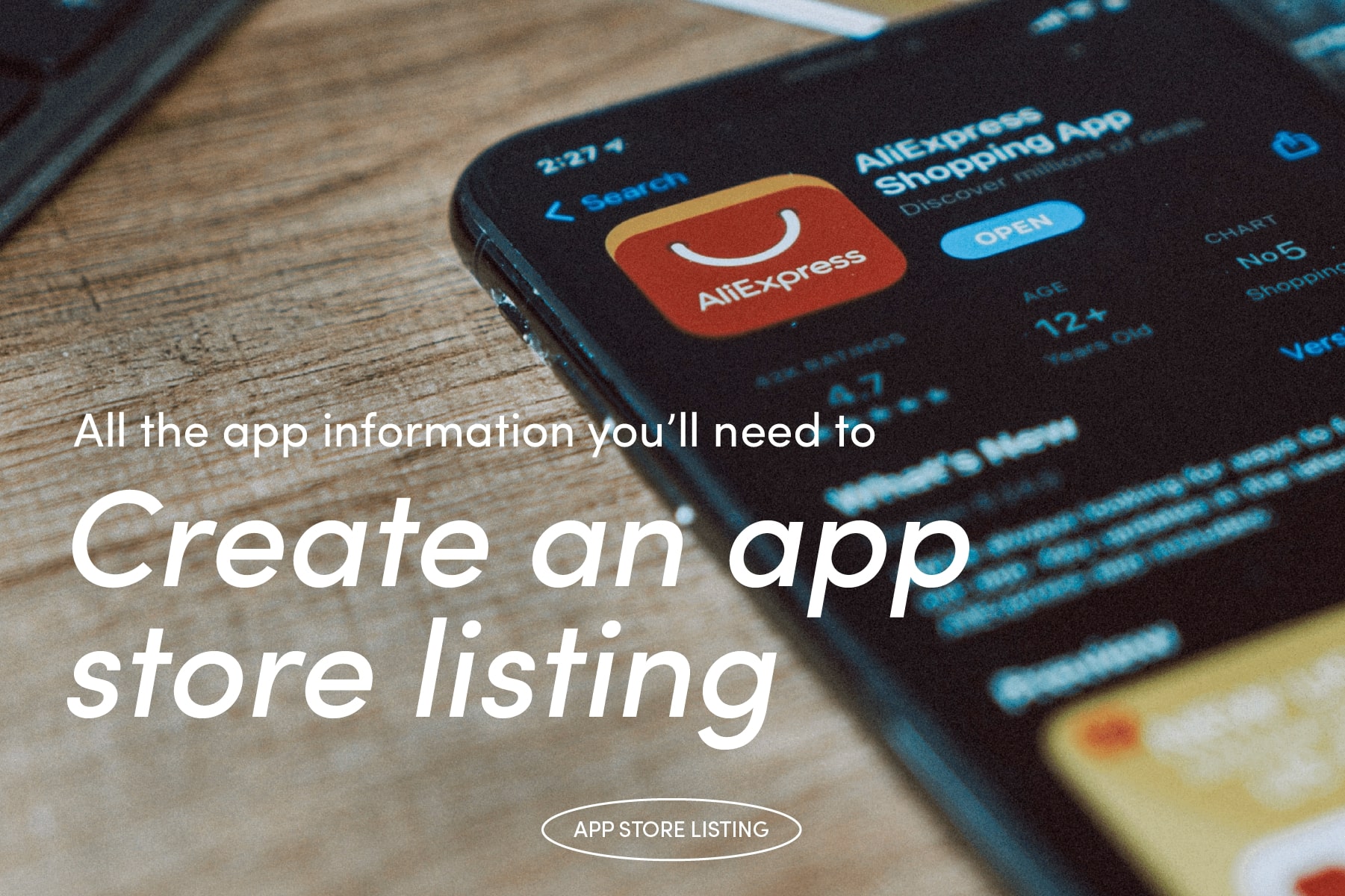 Create An App Store Listing
